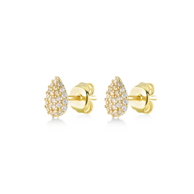 Swing jewels oorringen 18ct zirconium