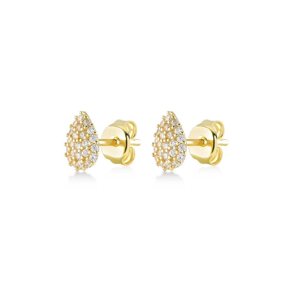 Swing jewels oorringen 18ct zirconium