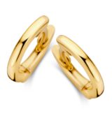 Naiomy oorring zilver verguld geel ( hele kleintjes ideaal voor een 2de of 3de gaatje )