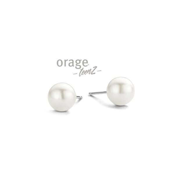 Orage oorring  parel 8mm