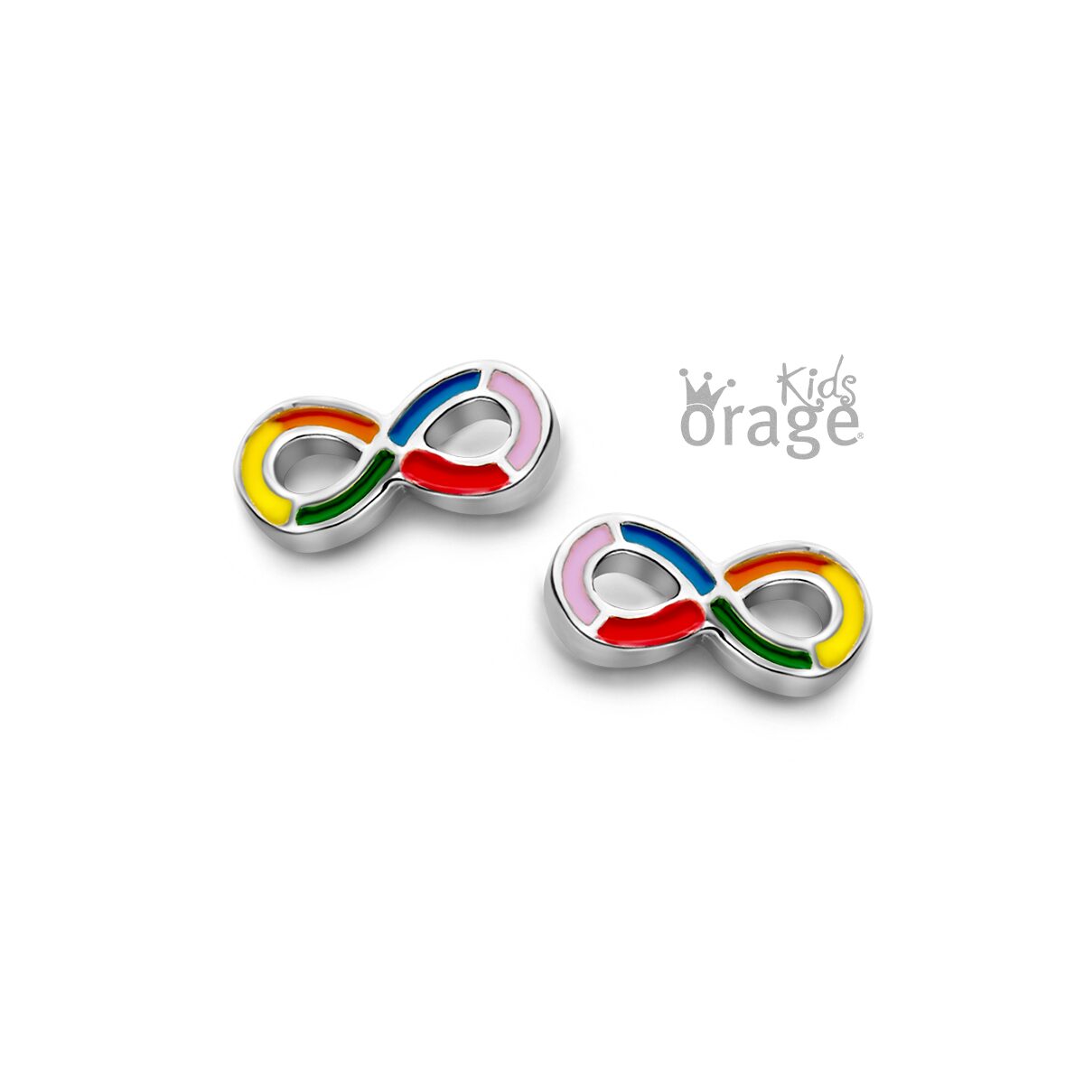 Orage Kids oorring infinity mullti color