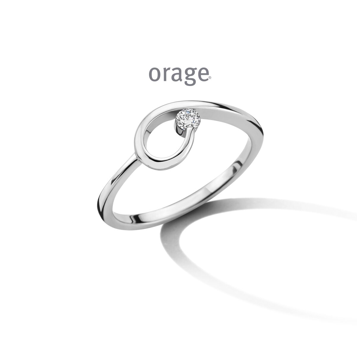 Orage ring zilver