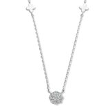 Naiomy halsketting zilver & zirconium