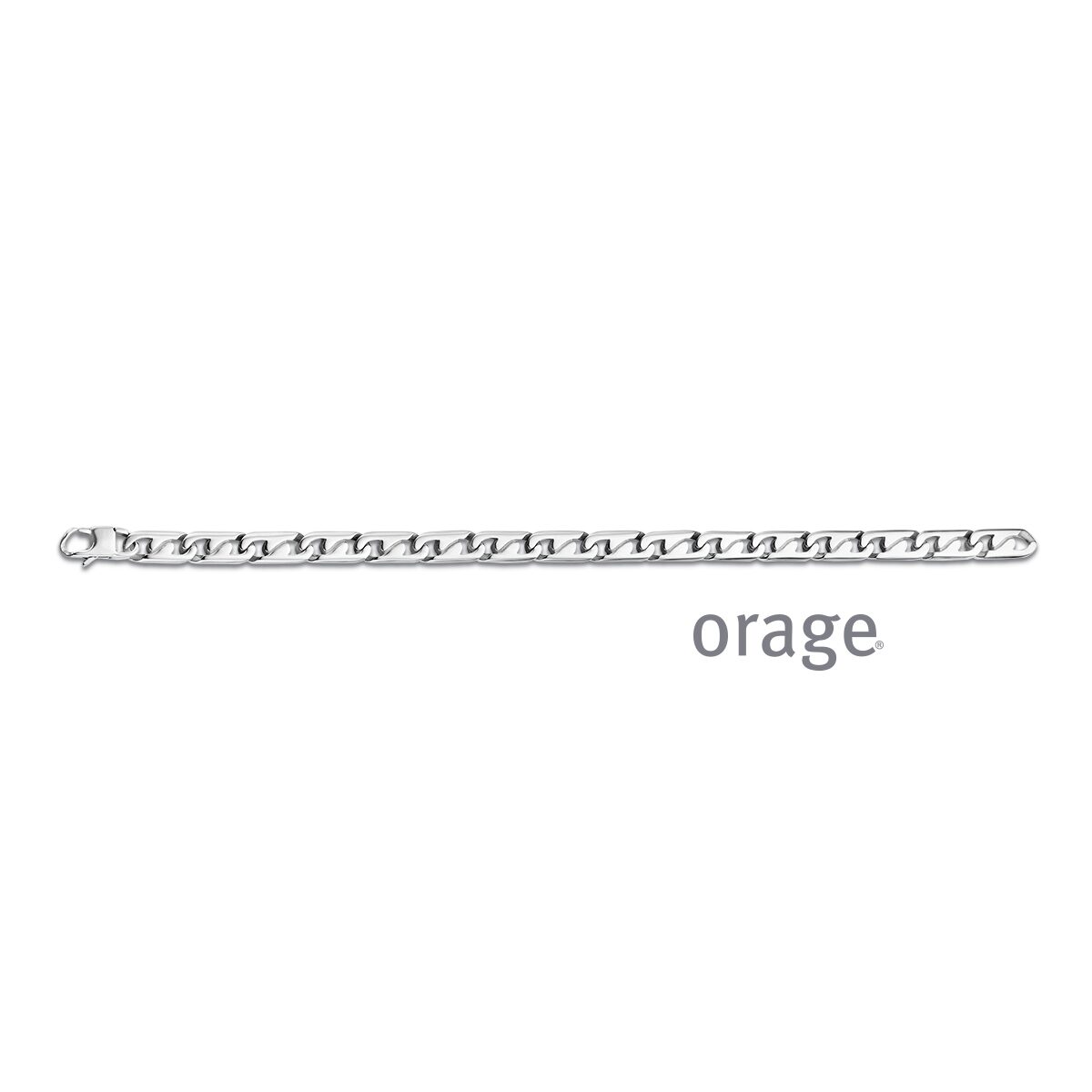 Orage ketting staal heren