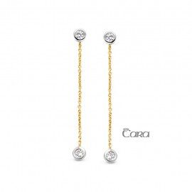 CA220 oorslingers bicolor zirconium 