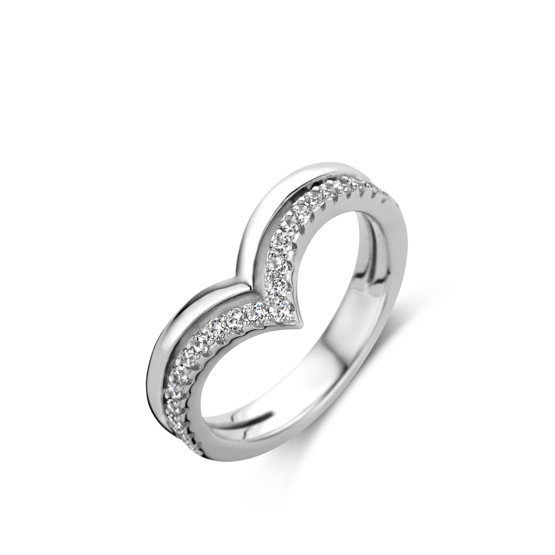 Naiomy ring zilver zirconium 