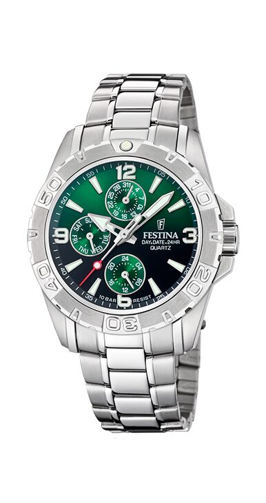 Festina uurwerk multifunctionele groen 