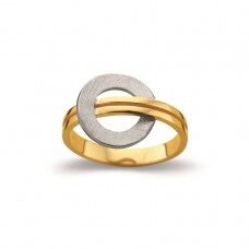 Emotions E003 ring  Wit & geelgoud 18 ct