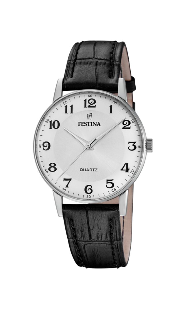 f20690/1 Festina uurwerk met lederen band