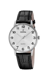 f20690/1 Festina uurwerk met lederen band