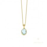 Aucielle geelgouden hanger 18ct  topaas ah0001c
