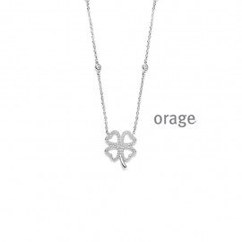 BB318 Ketting zilver zirconium