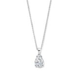 Naiomy halsketting  zilver met zirconium