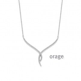 BB306 Ketting zilver zirconium