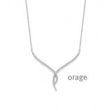 BB306 Ketting zilver zirconium