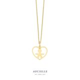 Aucielle AH0103b geelgouden hanger jongen 