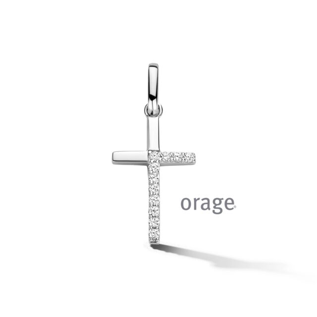 Orage hanger kruis zirconium