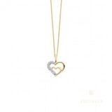 Aucielle AH0040d hanger geelgoud 18 ct briljant 0.01ct