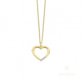 Aucielle AH0039d hanger geelgoud 18 ct briljant 0.025ct