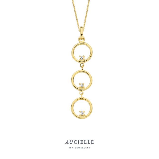 AUCIELLE  AH0019D hanger geelgoud 18ct
