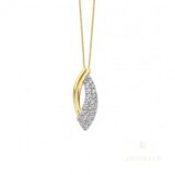 Aucielle AH0010C  hanger 18ct geelgoud zirconium