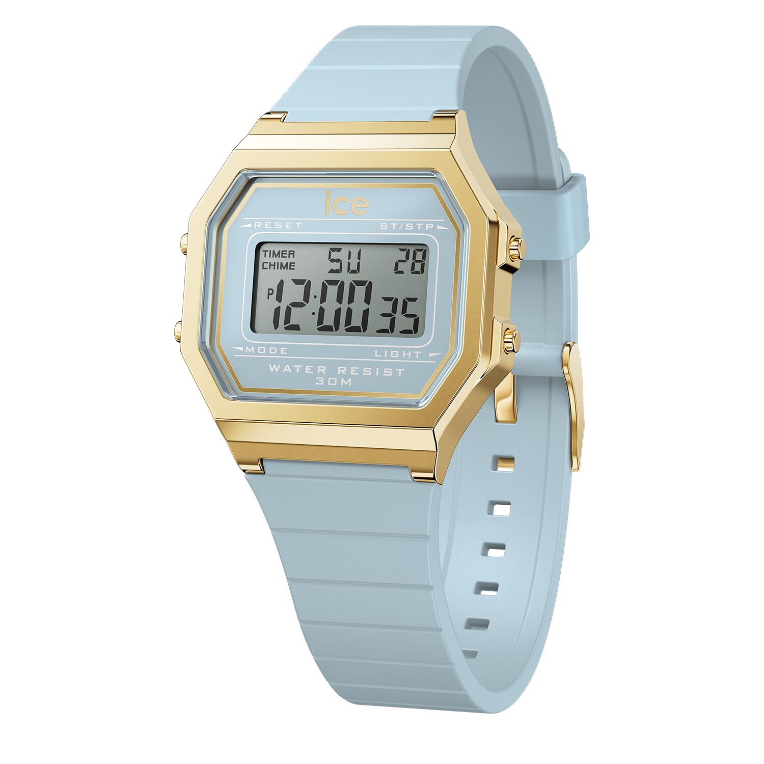 Ice Digit Retro Tranquil blue Small