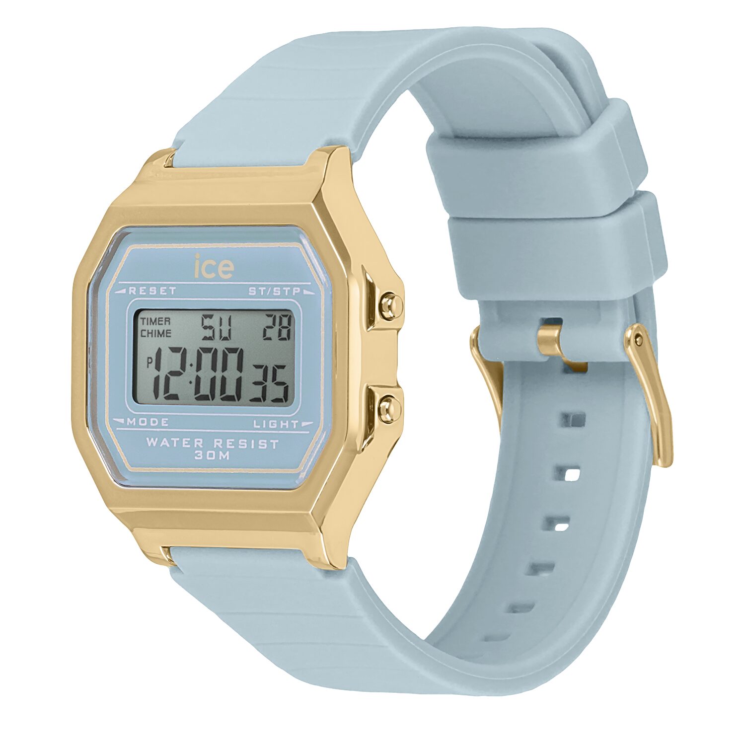 Ice Digit Retro Tranquil blue Small