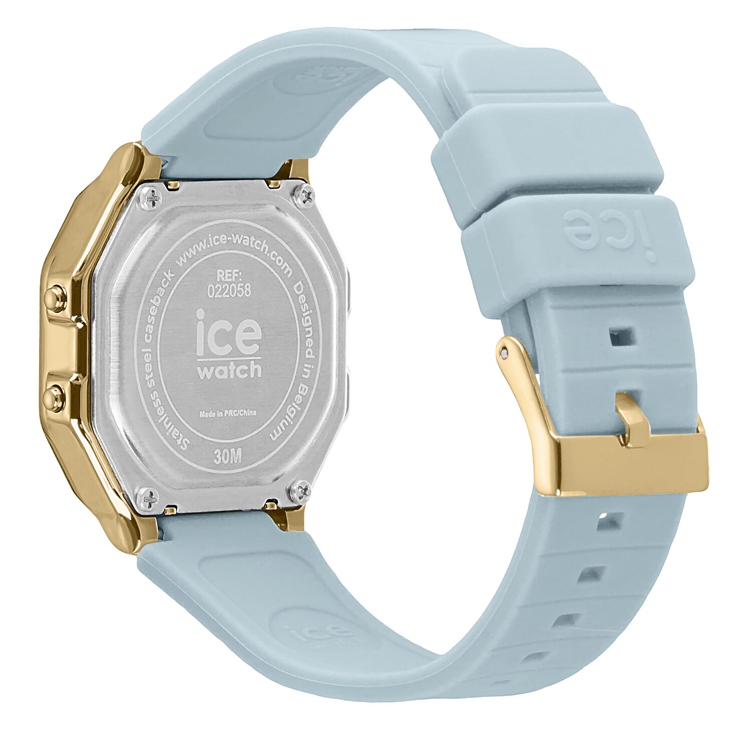 Ice Digit Retro Tranquil blue Small