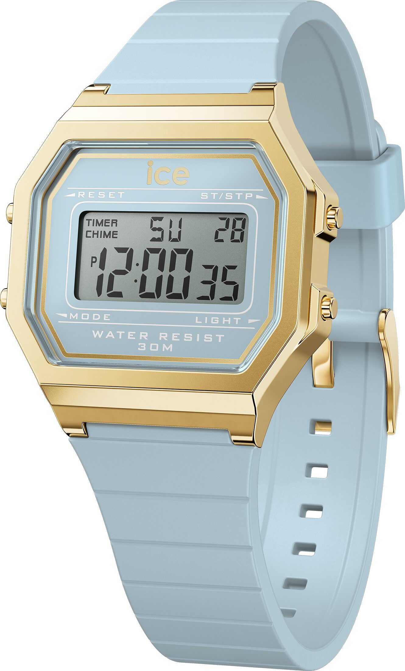 Ice Digit Retro Tranquil blue Small