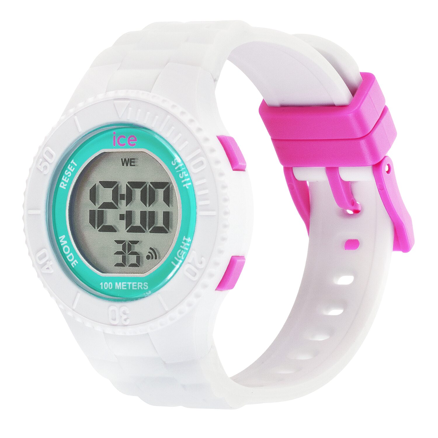Ice Digit White Turquoise Small 