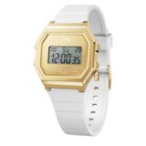 Ice Digit Retro White gold Small