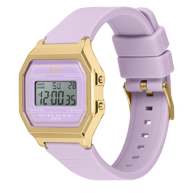 Ice Digit Retro  lavender petal  Small