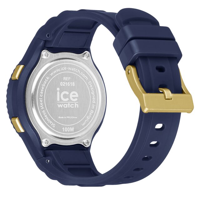 ICE digit 021618 dark blue gold small