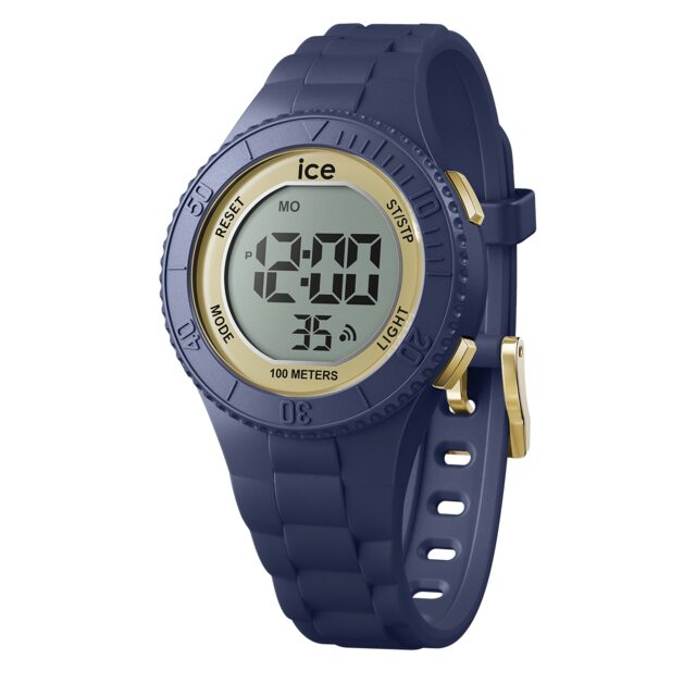 ICE digit 021618 dark blue gold small