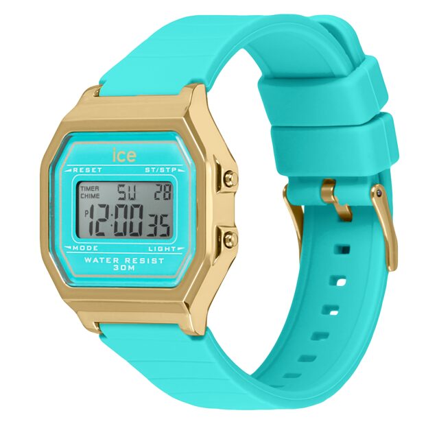 Ice Digit Retro Blue curacao Small