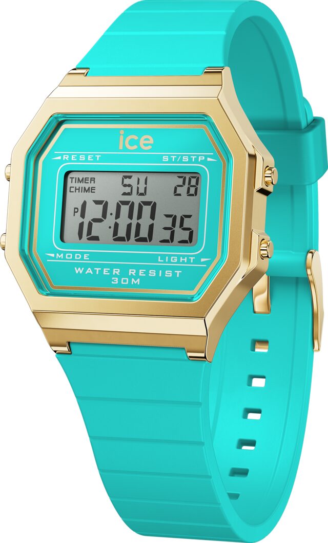 Ice Digit Retro Blue curacao Small