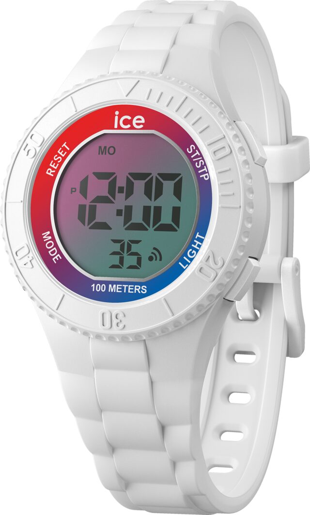 Ice Digit Sunset rainbow white Small