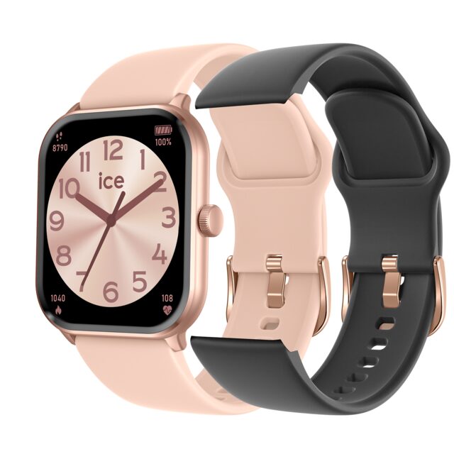 Ice Smart Ice 1.0  Rose gold  2 bands nude - black 1.85