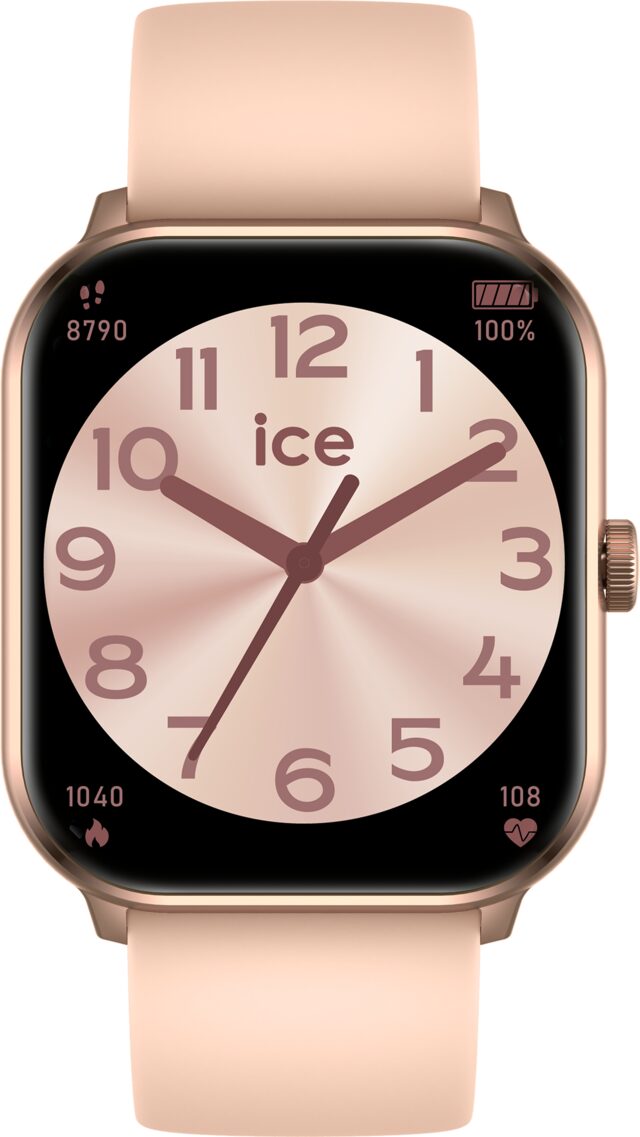 Ice Smart Ice 1.0  Rose gold  2 bands nude - black 1.85