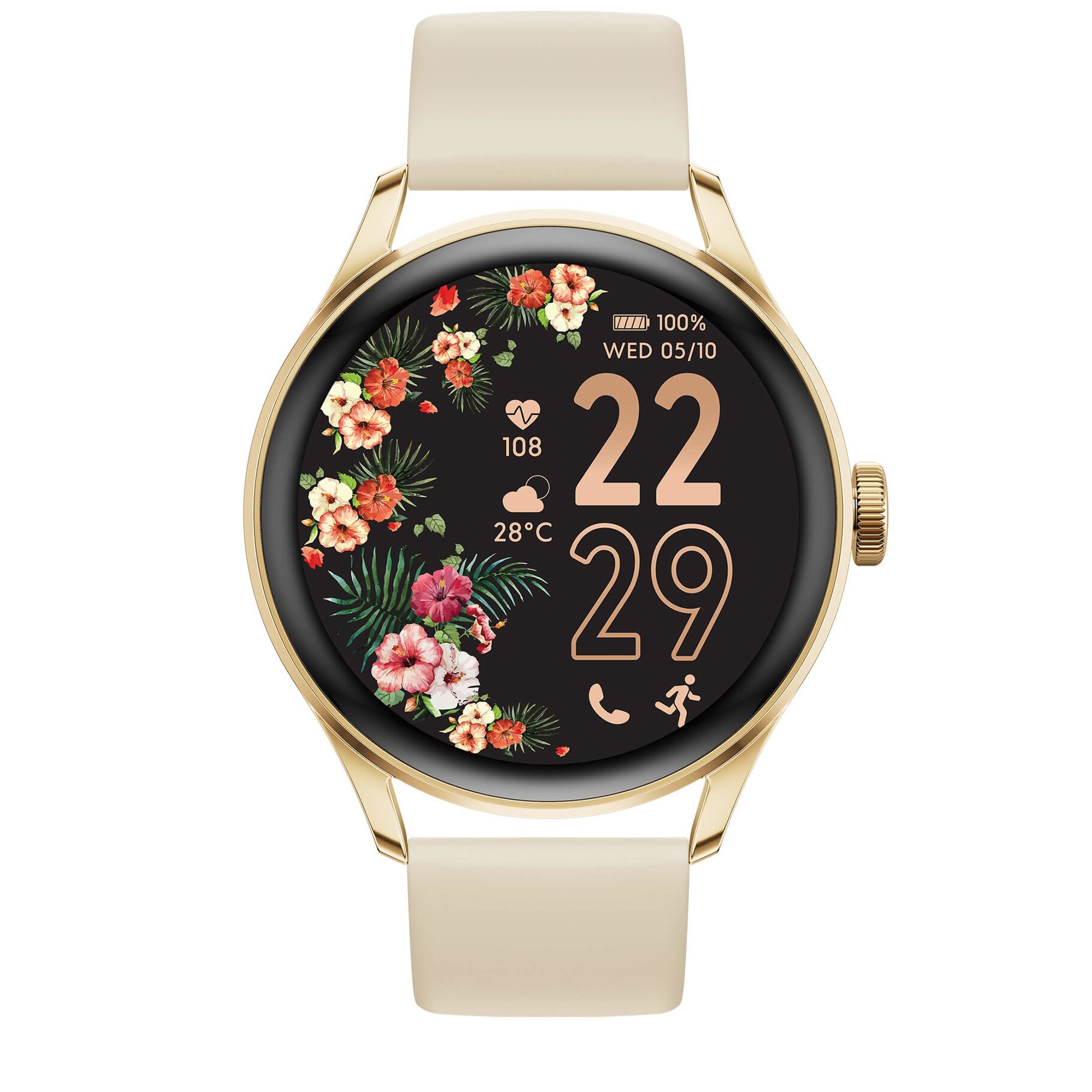 025115 ICE smart 3.0 - Gold - Beige - 1.2 AMOLED - GPS