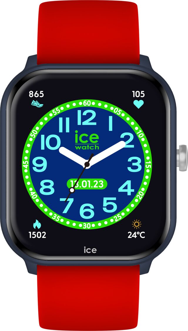 022794 Ice smart junior2.0 bleu - red
