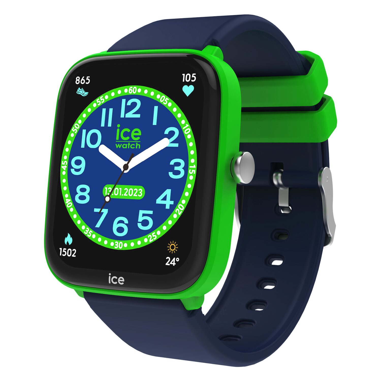 022790 Ice smart junior2.0 green - bleu