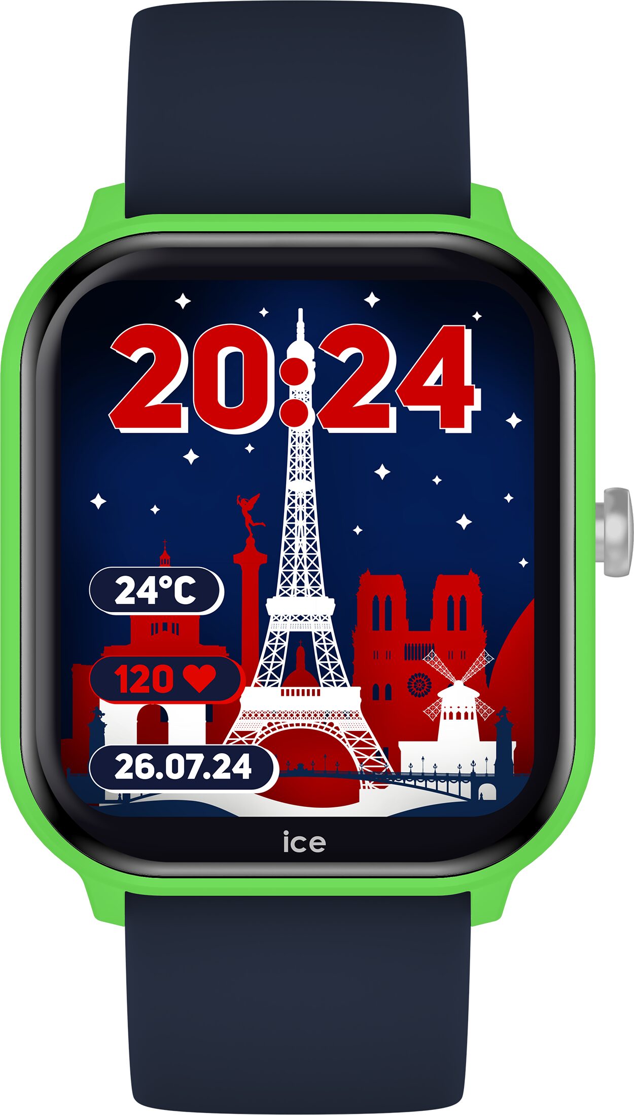 022790 Ice smart junior2.0 green - bleu