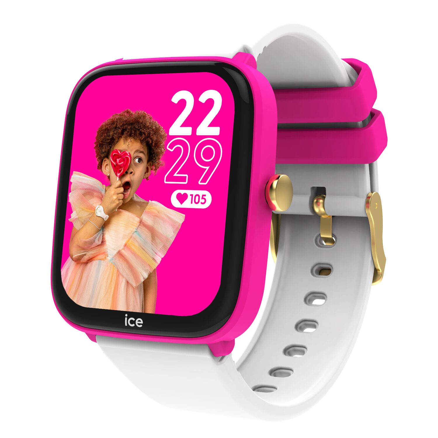 022798 Ice smart junior 2.0 flasht pink white
