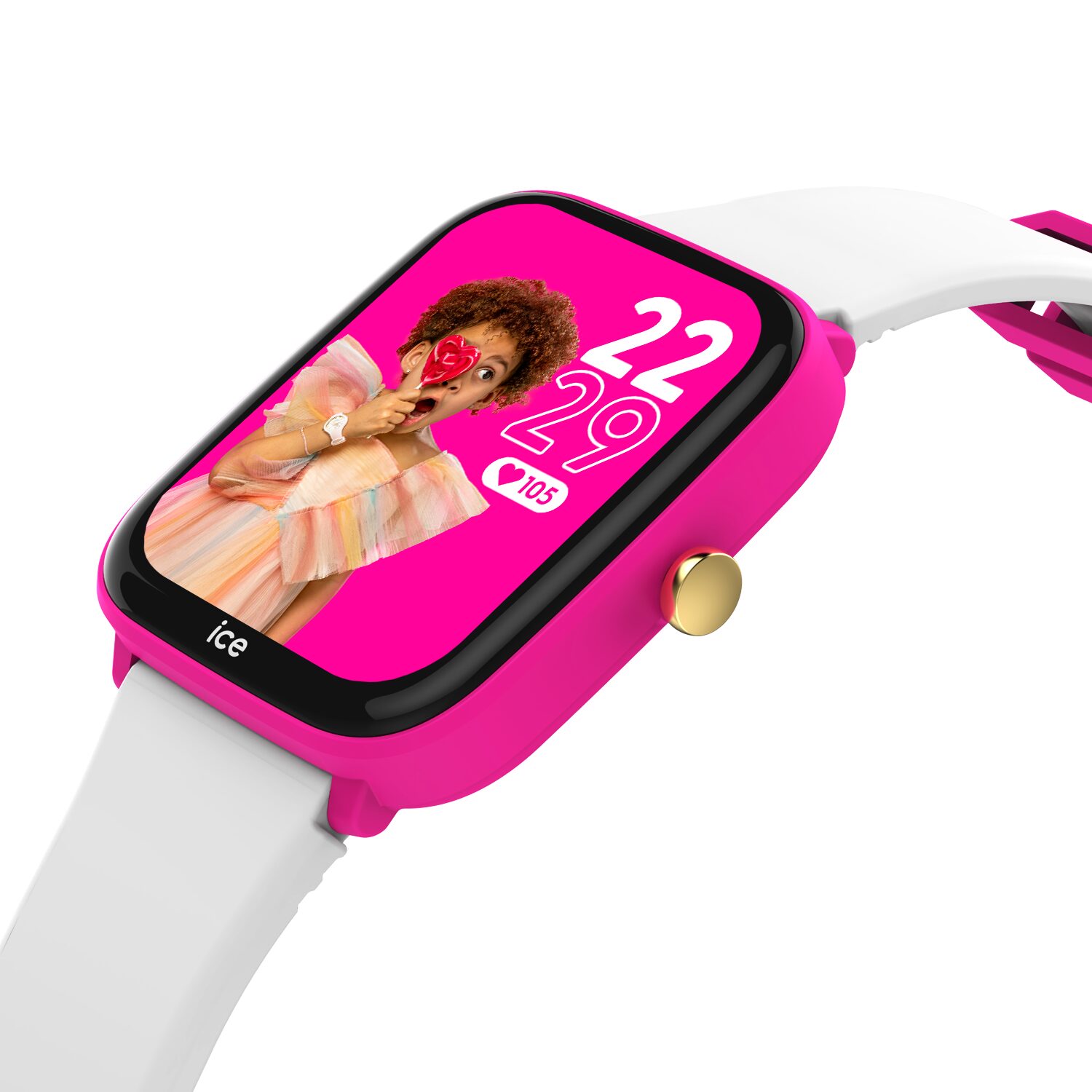 022798 Ice smart junior 2.0 flasht pink white