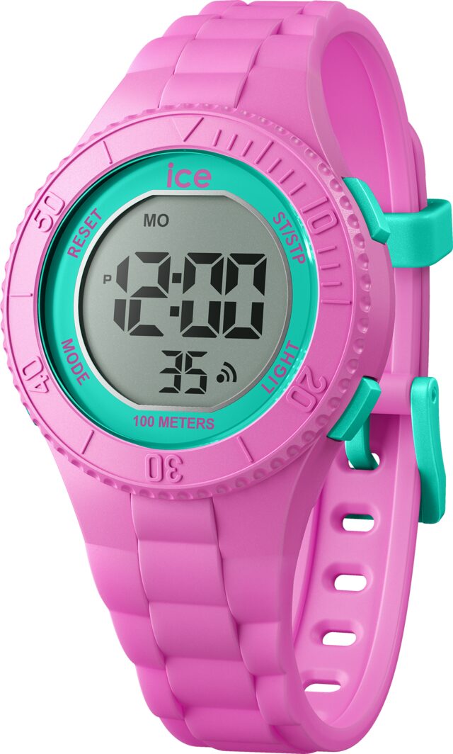 Ice digit Pink turquoise Small
