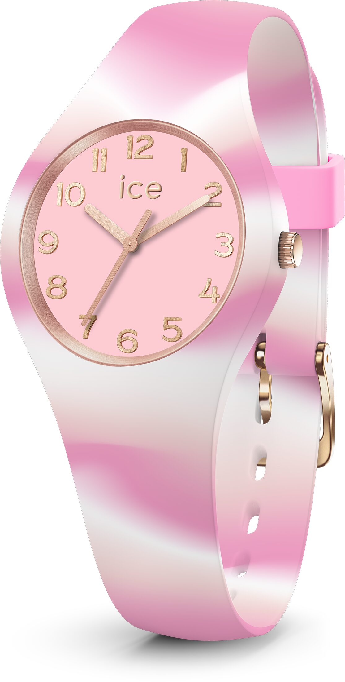 Ice tie and dye Pink shades extra small
