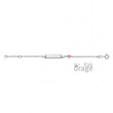 K2745 armband identiteit hart roze