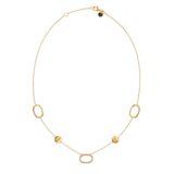 Italo bottene essentia halketting 18ct geelgoud 42+3 cm
