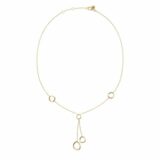 Italo bottene essentia 18ct  geelgouden ketting co1553-45-18
